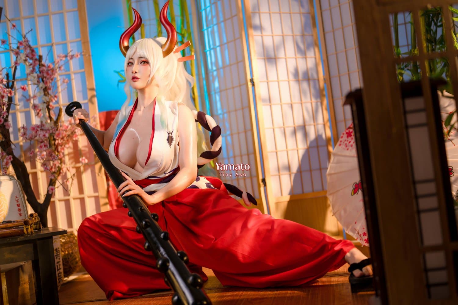 Tiny Asa cosplay Yamato - One Piece (89/122)