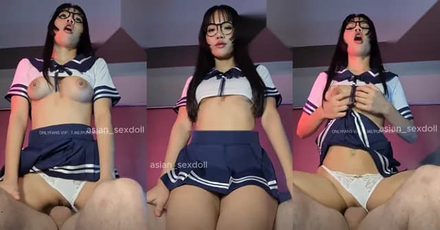 คลิปหลุด asian_sexdoll น้องฝน สาวขี้เงี่ยนเย็ดคาชุดยั่วๆกับหนุ่มฝรั่งควยโตนั่งขย่มควยเสียวตอกใส่หีอ้าปากครางจนน้ำแตกไหลเยิ้มหี (1/1)