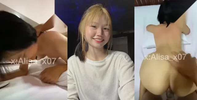 คลิปหลุด alisa_x07 น้องไข่มุก วัยรุ่นคนดังติ๊กต๊อกโดนเย็ดหีเสียวแก้ผ้าโดนควยกระเด้าท่าหมาฟินๆ (1/1)