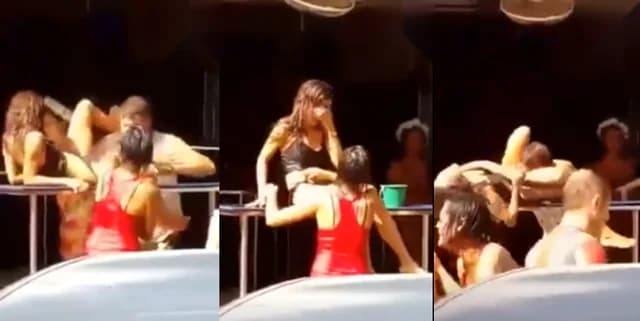 คลิปหลุด สงกรานต์ สาวสวยเมาเสื้อดำโดนฝรั่งเดินมาจับแหกขาเบรินหีคาโต๊ะเลยใจได้จัด (1/1)