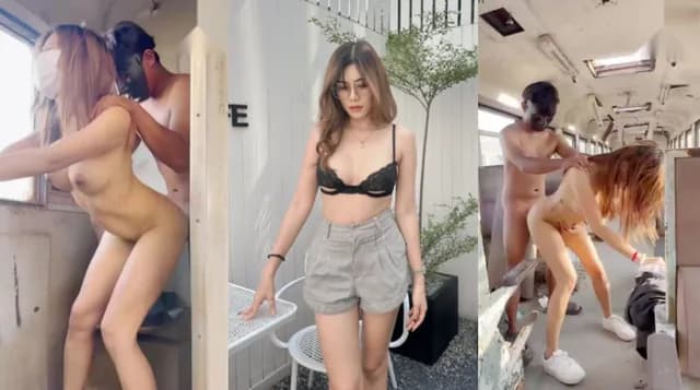 คลิปหลุด noonita น้องนิตา สาวหุ่นดีนมเบิ่มๆนัดเย็ดที่รถไฟร้างมาถึงจับถอดชุดบีบนมอมควยก่อนเลยโครตเร้าใจก่อนนอนแหกหีเลียจิ๋มก่อนยืนซอยหีรัวๆครางเสียวเสียงหลงนมเด้งกระแทกดังตับๆ (1/1)