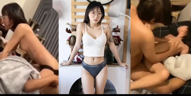 คลิปหลุด ppindecemberr_ น้องปิ่น สาวแว่นขี้เงี่ยนดาวติ๊กต๊อกมานอนอ้อนควยแฟนหนุ่มพอบอกได้ไม่รอช้าจับควยขึ้นคร่อมโยกเย็ดเสียวๆบดเอวโครตดีก่อนนอนโก่งหีกระแทกซอยรัวเย็ดเสียวร้องครางลั่นห้อง (1/1)
