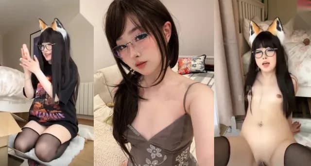 คลิปหลุด PupuWaifu สาวเกาหลีสาวเเว่นหุ่นอวบนมใหญ่ถอดเสื้อโชว์เสียวยั่วๆถายในห้องนอนนั่งช่วยตัวเองขย่มควยปลอมรัวแรงหีแฉะน้ำเงี่ยนไหลเยิ้มครางเสียวๆโครตเด็ด (1/1)