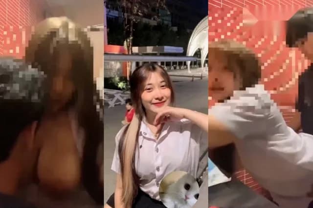 คลิปหลุดนักศึกษา พระเจ้านั่นนมหรือลูกแตกโม แอบมาเย็ดกับรุ่นน้องในห้องน้ำมหาลัย ขย่มเย็ดร้องดังต้องเอามือปิดปาก เย็ดสดแตกใน (1/1)