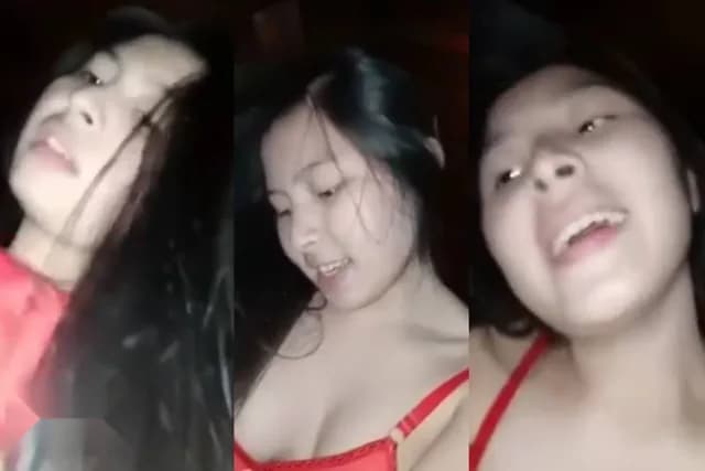 คลิปหลุดทางบ้าน สาวสวยน่ารักซะด้วย ขึ้นขย่มควยให้แฟนคาชุดชั้นในสีแดง ขย่มโยกควยลีลาเด็ด เย็ดเสียวจัด เสียงไทย (1/1)