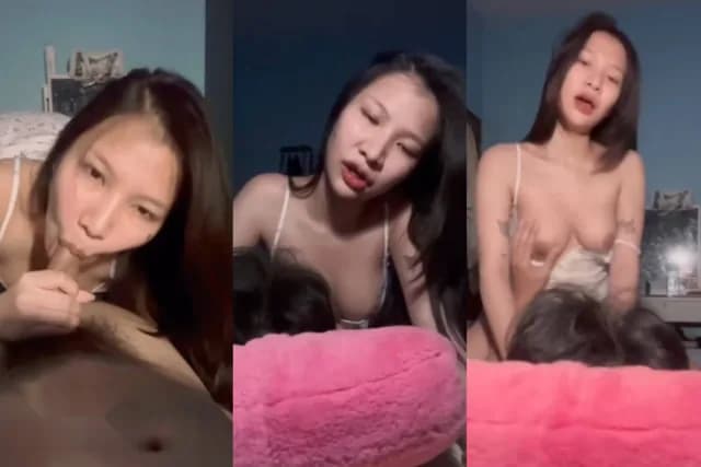คลิปหลุดงานแรร์ สาวน่ารัก มีอารมณ์อยากเล่นเสียว จับแฟนอมควยแล้วขึ้นขย่มเย็ด หุ่นเด็ดกำลังพอดีเลย โยกหีใส่ควยเย็ดเสียวอย่างเด็ด (1/1)