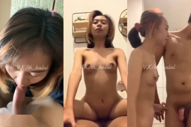 คลิปโป๊ทางบ้าน จุดกางแตด วัยรุ่นไทยเดี๋ยวนี้เค้าฮิตถ่ายคลิปเย็ดกันกับแฟนแชร์ลงทวิต ลีลาดีก็ต้องโชว์ เย็ดเสร็จไปดูดควยในห้องน้ำต่อ (1/1)