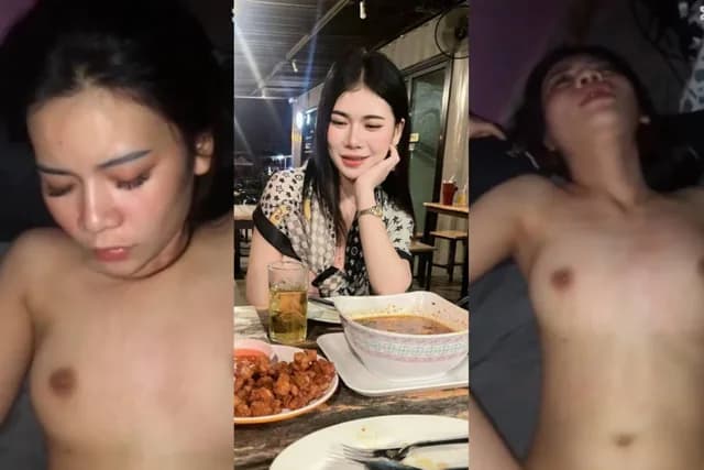 คลิปหลุดเสียงไทย ไหนบอกแค่นอนกอด แล้วไอที่สอดเข้ามาคืออะไร ชวนนั่งดื่มแต่จบด้วยที่ห้อง เย็ดจนแตกในเลย (1/1)