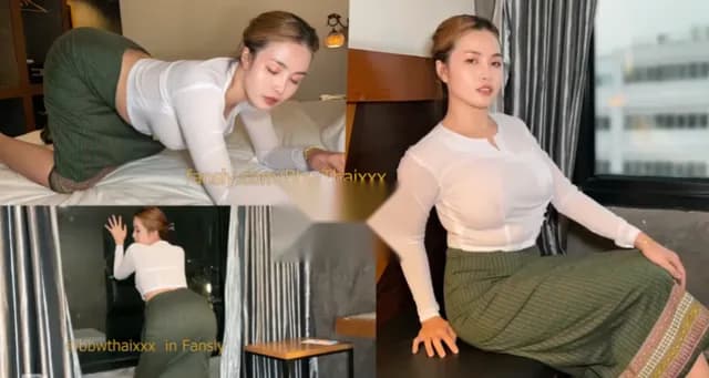 BbwThaixxx ครูแก้วกาน เย็ดคาชุดไทยได้อารมณ์เหมือนเย็ดครูเงี่ยนหี (1/1)