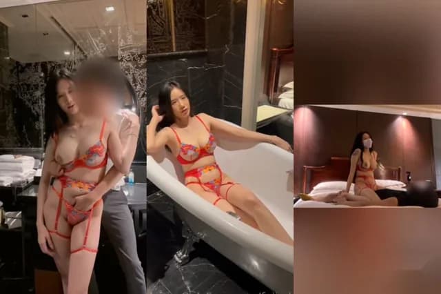 คลิปหลุด ฟูจิ Fuji_chan ไม่ต้องบอกเลยว่าเด็ดขนาดไหน เย็ดกับหนุ่มไฮโซที่โรงแรม โดนจับเลียหีลากขึ้นเตียงเย็ด หุ่นเด็ดมากเย็ดโคตรมันส์ (1/1)