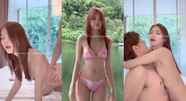 น้องณชาเย็ดกับแฟนรีสอร์ทริมน้ำ chanaa2002 ใส่สุดสวยยั่วเย็ดใครก็อดดใจไมไหว แอ่นหีกระแทกท่าหมา ขึ้นขย่มควยเสียว (1/1)