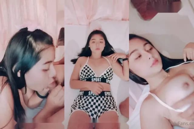 คลิปหลุดคู่เทพ น้องมินตรานัดพี่เทพมาเย็ดหีแก้เงี่ยน mintra4444 Onlyfans จับควยโม๊ค โดนจับเย็ดหีคาชุด ซอยรัวเสียวหีร้องลั่น (1/1)