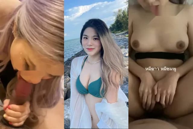 คลิปหลุดมาใหม่ สาวสวยผมทองนมใหญ่หุ่นน่าเย็ดสุดๆ อมควยให้ผัวแล้วขึ้นคร่อมเอาควยเสียบหีขย่มเย็ด เจอซอยหีเย็ดสดอย่างเด็ด (1/1)