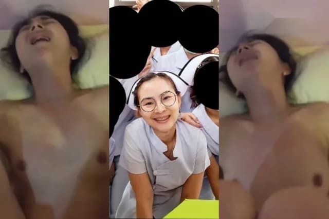 คลิปหลุด พยาบาล บุ๋มบิ๋ม หลุดทวิตเตอร์ โดนควยซอยหีเย็ดร้องครางลั่นห้อง กระหน่ำเย็ดรัวๆ จนน้ำแตกในคาหี (1/1)